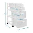 thumbnail image 4 of Cajonera Organizador Multiusos MQ Blanco 4 Niveles, 4 of 5
