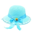 thumbnail image 3 of Tea Party Hat Easter Kids Sun Hat Wide Brim Summer Beach Hat for Boys Girls Toddler Outdoor Play Travel Lightweight Breathable, 3 of 3