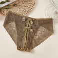 thumbnail image 2 of Bovxnpu Women's Plus Size Panties, Womens Breathable Lace Brief Underwear No Show Panties, Underwear French Thin Perspective Mesh Lace Underwear Cropping Hip Lifting Low Waist Underwear Underwear, 2 of 4