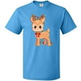 thumbnail image 3 of Inktastic Cute Christmas Reindeer with Christmas Lights T-Shirt, 3 of 5