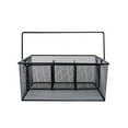 thumbnail image 3 of Maypes Utensil Caddy - Silverware Caddy for Parties, Spoon Holder, Buffet Organizer for Condiments, Napkin, Forks, Knives - Stainless Steel Flatware Caddy for Home, (Black), 3 of 3