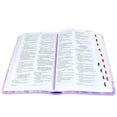 thumbnail image 2 of Biblia Letra Grande 12 puntos para Mujer RV1960 imit piel floral lila con indice, 2 of 4
