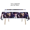 thumbnail image 5 of Decoración para fiesta de cumpleaños de la película Miércoles Addams, pancarta, globos, vajilla, suministros para eventos festivos, decoración del hogar, tazas, fondo, 5 of 5