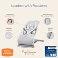 thumbnail image 4 of Ergobaby Evolve 3-in-1 Bouncer, Adjustable Multi Position Baby Bouncer Seat, Fits Newborn to Toddler, Light Grey, 4 of 5