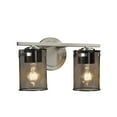 thumbnail image 1 of Justice Design Group Msh-8452-10 Atlas 2 Light 13-3/4" Wide Bathroom Vanity Light - Nickel, 1 of 2