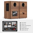 Bookself Stero Bookshelf Speakers Bluetooth Speaker for Record Player
