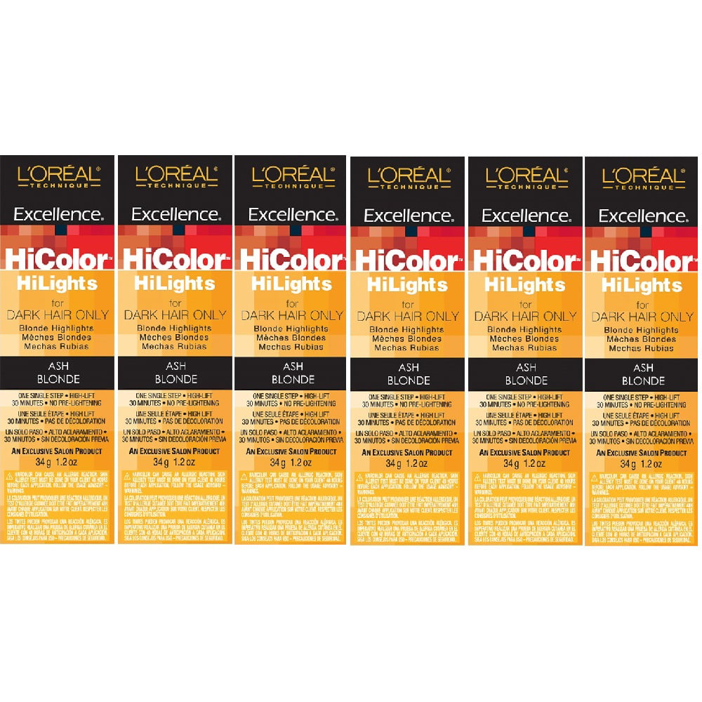Loreal Hicolor For Dark Hair Color Chart.