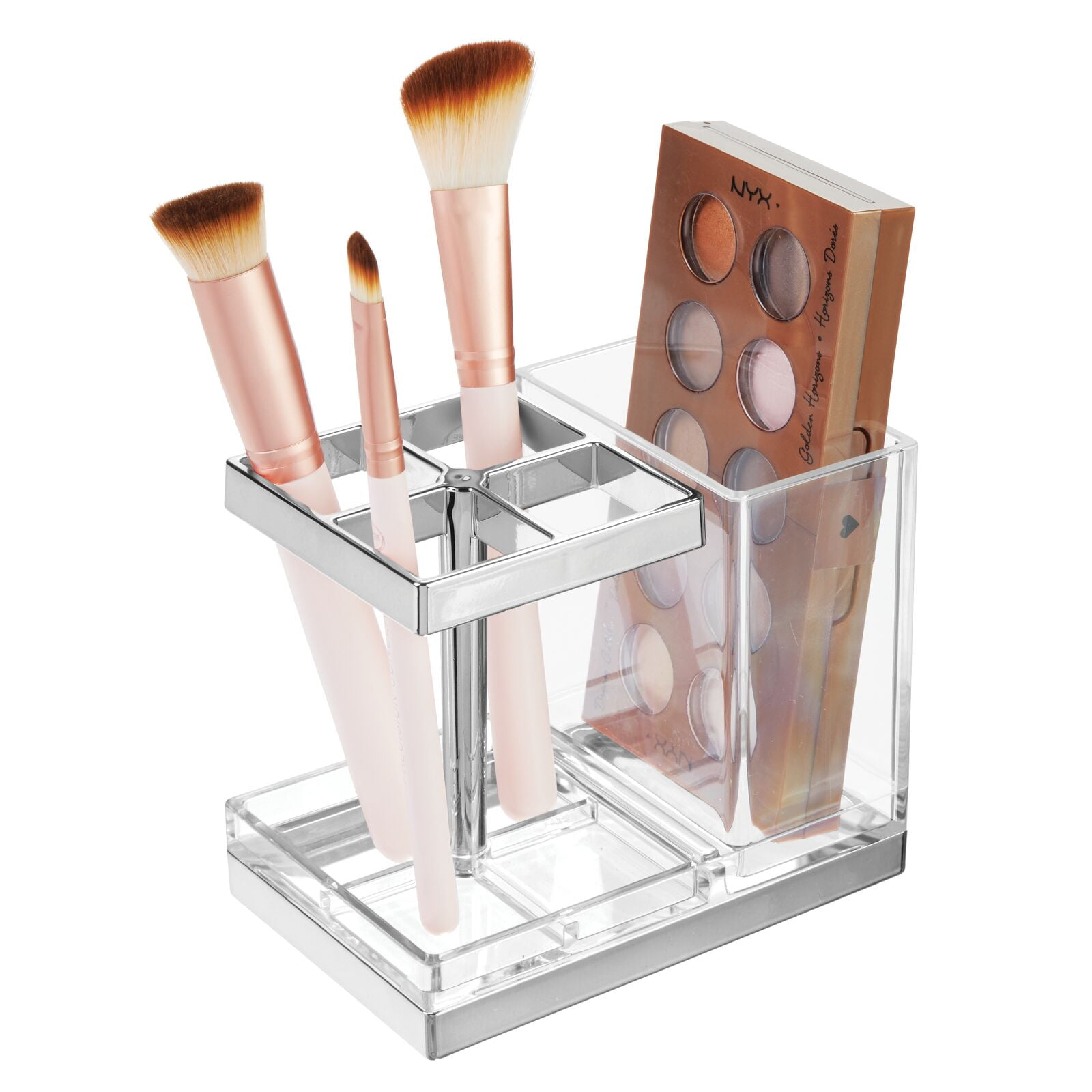 MPM 2 Tiers Storage Rack with Toothbrush Toothpaste Makeup Brush