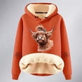 thumbnail image 4 of WILLBEST Sudadera con Capucha para Mujer, Estilo Borrego, Gruesa, Cálida, de Color Liso XXXXX-Grande, 4 of 4