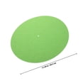 thumbnail image 2 of SHINYPASING 2Pcs Turntable Mat Felt Green Anti-skid Replacement Pad for CD Players, 2 of 6
