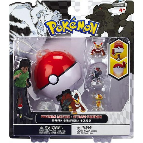 Pokemon Series 3 Catcher Zoroark, Darmanitan & Scraggy Figure 3-Pack