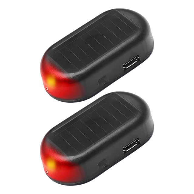 eliminador electromagnético de hielo para coche herramienta descongeladora inalámbrica para parabrisas gadget rápido para derretir la nieve y descongelar el coche Paquete de 2 unidades negras, vista 3/4, cada dispositivo ovalado de plástico con panel superior estriado, frente translúcido rojo con luz amarilla y puerto micro-USB lateral; compacto (5 x 2.6 x 1.5 cm aprox.), inalámbrico y portátil, diseñado para acelerar la eliminación de hielo y nieve según la ficha técnica; a menudo usado como herramienta de emergencia para viajes matutinos.