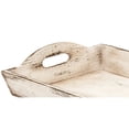 thumbnail image 6 of Decmode - Set of 2 Rectangular Wooden Jute Trays, 6 of 6