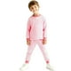 thumbnail image 5 of Conjuntos de blusas y camisas de cuello redondo y manga larga para niños, conjunto de pijama informal cálido de manga larga y pantalones largos para el hogar, conjunto de dos piezas para niños, conjun, 5 of 5