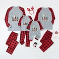 thumbnail image 4 of Family Christmas Pjs Two Piece Sleepwear Set Long Sleeve T-Shirts and Pants Holiday Nightgowns with Merry Christmas, 4 of 6