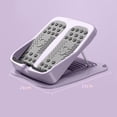 thumbnail image 2 of Graflsoa Planche d'Étirement de Jambe Pliable avec Plateforme Inclinable Réglable à 9 Niveaux, Violet/rose, Capacité de 500kg, Design Compact, 2 of 7