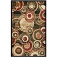 thumbnail image 3 of SAFAVIEH Lyndhurst Josh Geometric Circles Area Rug, Black/Multi, 5'3" x 7'6", 3 of 6