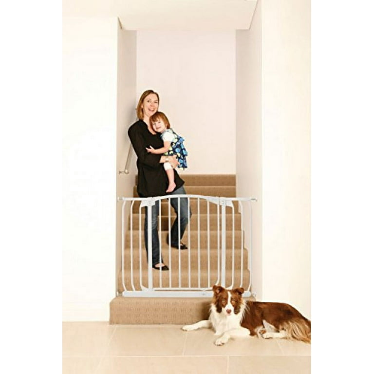 Dreambaby Chelsea Extra Wide Auto Close Security Gate in White Walmart