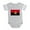 Heather Gray, variant on CafePress - Angola_S - Cute Infant Baby Football Bodysuit