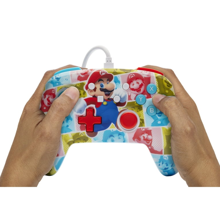 PowerA Enhanced Wired Controller for Nintendo Switch Mario Hero Reel