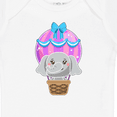 thumbnail image 4 of Inktastic Cute Baby Elephant in a Pink Hot Air Balloon Boys or Girls Baby Bodysuit, 4 of 5