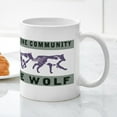 thumbnail image 5 of CafePress - Save_The_Wolf Mug - 11 oz Ceramic Mug - Novelty Coffee Tea Cup, 5 of 6