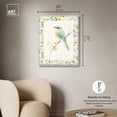 thumbnail image 4 of Gentle Bird and Flowers Canvas Print Botanical Art by Art Remedy, White Frame, 24 x 30, 4 of 6