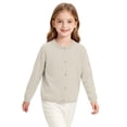 thumbnail image 4 of Grblisyd Girls Cardigan Sweater School Uniforms Casual Long Sleeve Button Knit Solid Sweaters Tops, 4 of 7
