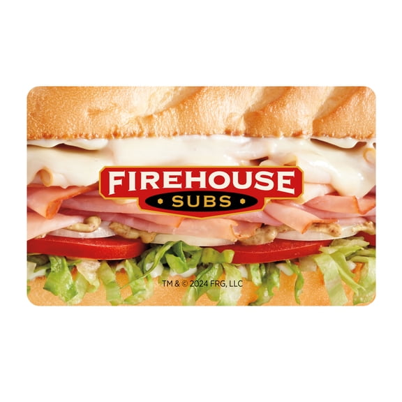 FIREHOUSE SUBS VGC ($15 - $500) eGift Card [Email Delivery]