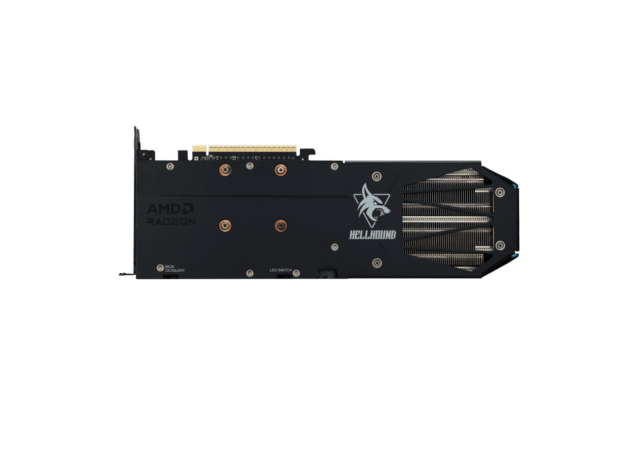 PowerColor Hellhound Radeon RX 9060 XT 16GB GDDR6 PCI Express 5.0 x16 ATX Video Card RX9060XT 16G-L/OC