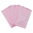 thumbnail image 7 of Unique Bargains Cotton Absorbent Kitchen Dish Cleaning Towels Pink, 7 of 7