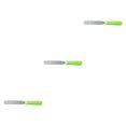 thumbnail image 3 of ZheElen Spatula Tool Sandwich Handheld Butter Spreader Cream Scraper Restsurant Green Handle 3Set, 3 of 6