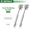 thumbnail image 7 of Unique Bargains 2 Set 7Ib/30N/3kg 7" Lift Support Struts Silver Tone for Kitchen Cabinet Door, 7 of 7
