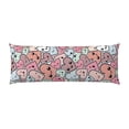 thumbnail image 2 of Lsque Cartoon Hearts Body Pillow Case Cover,Ultra-Soft Microfiber Bed Pillow Cases 20x54 inches,Elegant Bedding,Breathable Durable Pillow Cover with Envelope Closure, 2 of 8