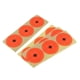 thumbnail image 4 of Set de Tiro Objetivos Reactivos Salpicaduras Papel Adhesivo Blanco Autoadhesivo Diversión - 120pcs naranja, 7.5cm Baoblaze Objetivo de papel de tiro, 4 of 8