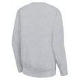 thumbnail image 3 of Women's G-III 4Her by Carl Banks Heather Gray Detroit Lions Team Logo Graphic Tri-Blend Pullover Sweatshirt, 3 of 3