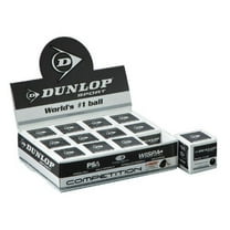 DUNLOP Competition Squash Balls - Single Ball Boxes, 1 Dozen Balls by Dunlop