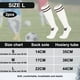 thumbnail image 2 of Paquete de 2 calcetines de fútbol, softbol y béisbol para jóvenes, niños y adultos, calcetines multideportivos (blancos), 2 of 5