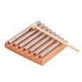 thumbnail image 2 of Timbre de meditación, instrumento de percusión Solo de siete tonos con mazo, juguete educativo musical para educación musical, 2 of 5