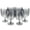 gray, variant on Yongzhenlite Goblets, Stackable Unbreakable Bpa-Free Acrylic 12 oz, Set of 6, Indoor & Outdoor Drinking Cups