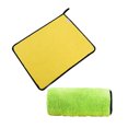 thumbnail image 4 of HEALEEP 2pcs Assorted Color Hand Towels with Hanging Coral Fleece for House Clean, 4 of 8