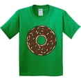 thumbnail image 3 of Inktastic Chololate Donut with Sprinkles Youth T-Shirt, 3 of 5