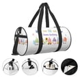 thumbnail image 3 of Fotbe Watercolor Gnome Garden Bolsa Deportiva de Lona Plegable con Estampado, Bolsa de Gimnasio con Bolsillo Seco/Húmedo, Bolsa de Viaje Ultraligera de Gran Capacidad, 3 of 6