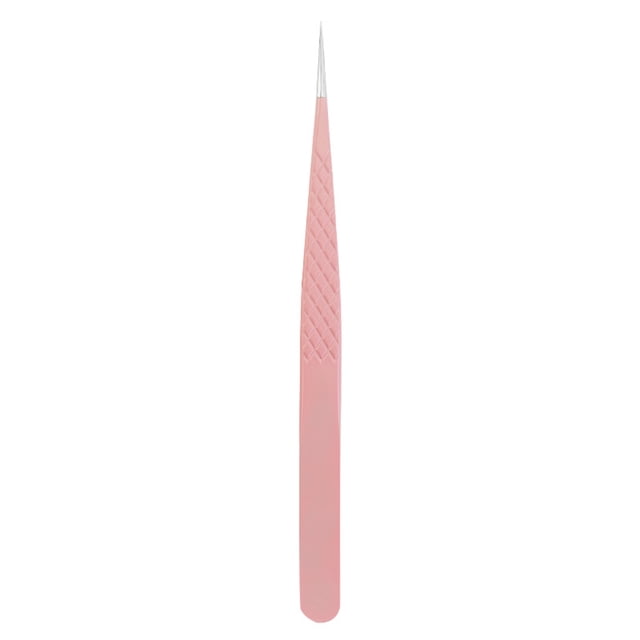 Lash Extension Tweezers for False Eyelashes Stainless Steel Lash Tweezers for Precise Eyelash Placement And Removal Rust-Proof Makeup Tool for Beginners And Travel