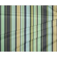 thumbnail image 3 of oneOone Tissu Polyester Lycra Multicolore Rayé Décor Tissu Imprimé BTY 56 Pouces de Large, 3 of 3
