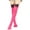 A1 D, variant on Women's Over the Knee Stockings with Bowknot, Opaque Thigh High Socks, Sweet Dress Up Cosplay Party Fashion Outfit Hosiery Black One Size
