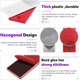 thumbnail image 4 of 20Pcs Universal Red + White Plastic Rectangular Stick-on Car Reflector Sticker, Door Reflectors Interior Red + White Compatible Warning Plate Adhesive, 4 of 4