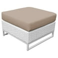 thumbnail image 2 of TK Classic Miami Ottoman Carré en Osier pour Patio Rouge, 2 of 2