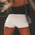 thumbnail image 2 of Womens High Waist Rhinestones Bodycon Shorts Y2K Fashion Shiny Mini Shorts Hot Pants Party Night Rave Clubwear, 2 of 5