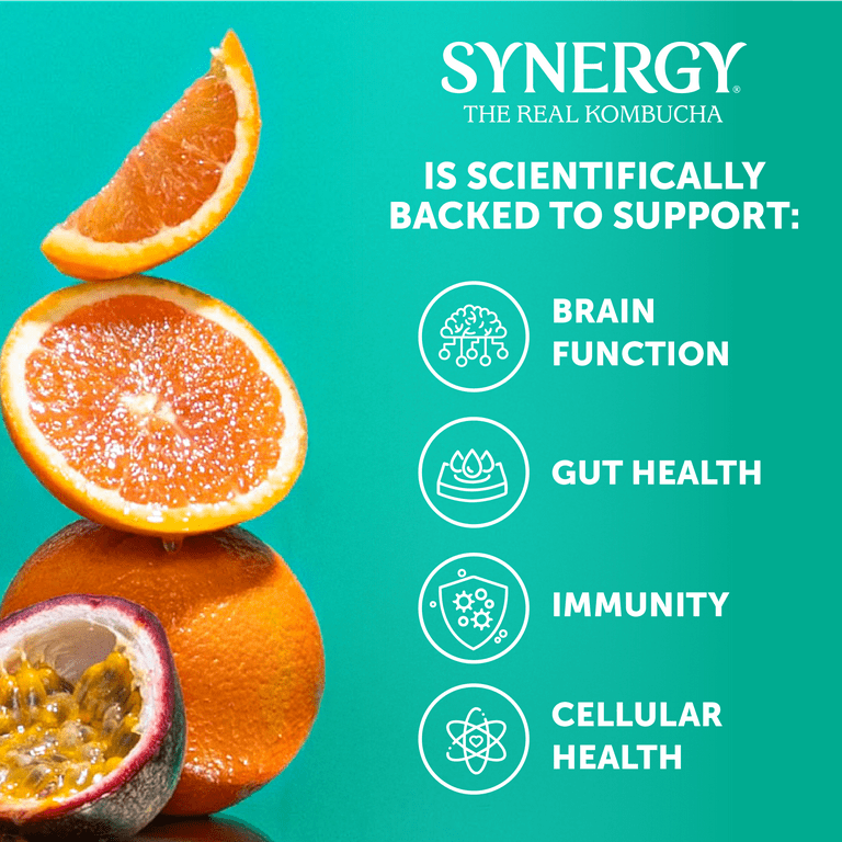 GT's Synergy Organic Island Bliss Kombucha, Fruitful Flavor